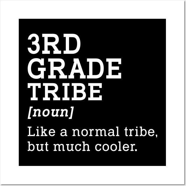 3rd Grade Tribe Back to School Gift Teacher Third Grade Team Wall Art by kateeleone97023